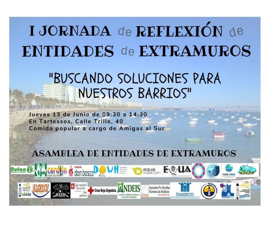 Cartel de la I Jornada de entidades de extramuros